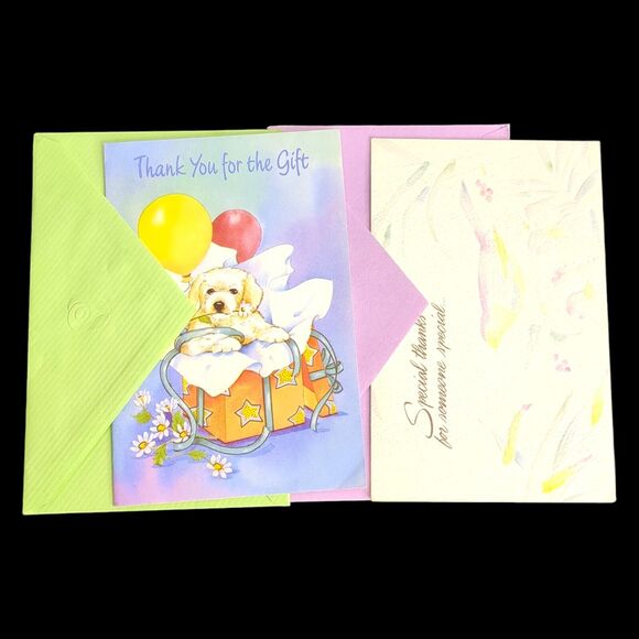 Thank You Greeting Card Lot Of 24 Cards Mix Lot Some Duplicated with Envelopes - Picture 3 of 8